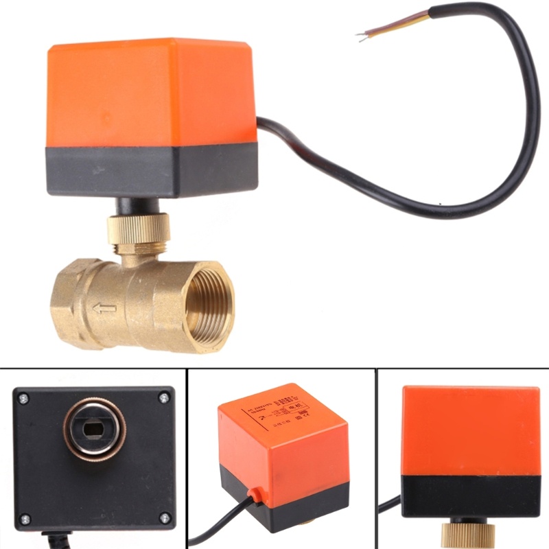 Van Động Cơ Điện DN25 AC 220V 2 Chiều 3 Dây Kèm Bộ Truyền Động