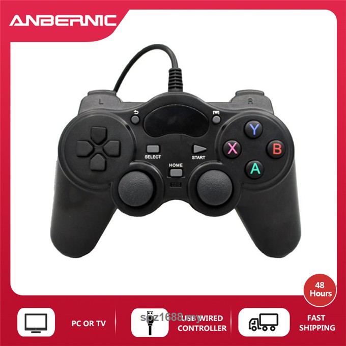 Tay Cầm Chơi Game Có Dây Usb Cho Pc / Ps / X-Input / Android X Pro / X Box One Console Ps1 Win7-Win