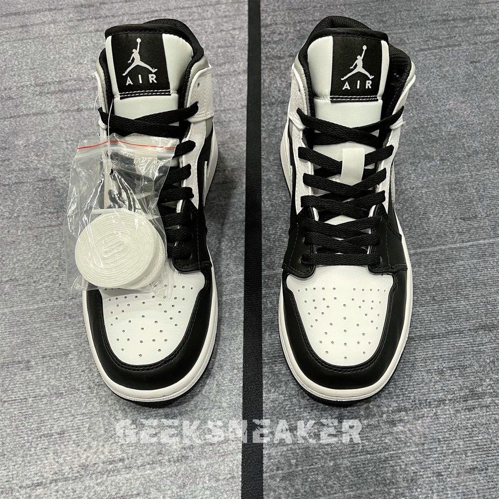 [GeekSneaker[ Giày Jordan 1 Mid WHITE SHADOW | BigBuy360 - bigbuy360.vn