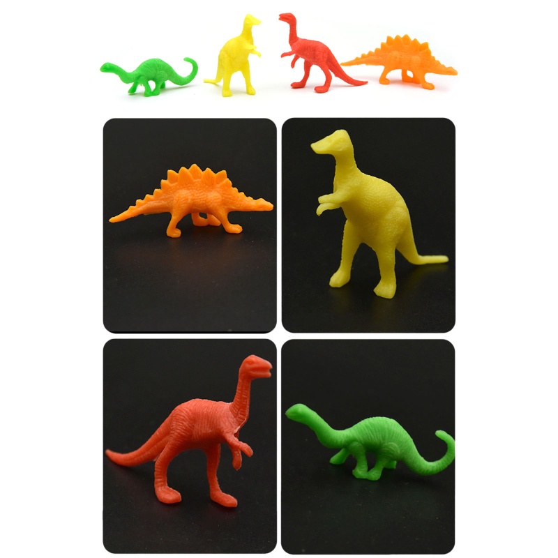 Mô Hình Khủng Long Mini Mềm Mại Dùng Trang Trí Bánh Cupcake