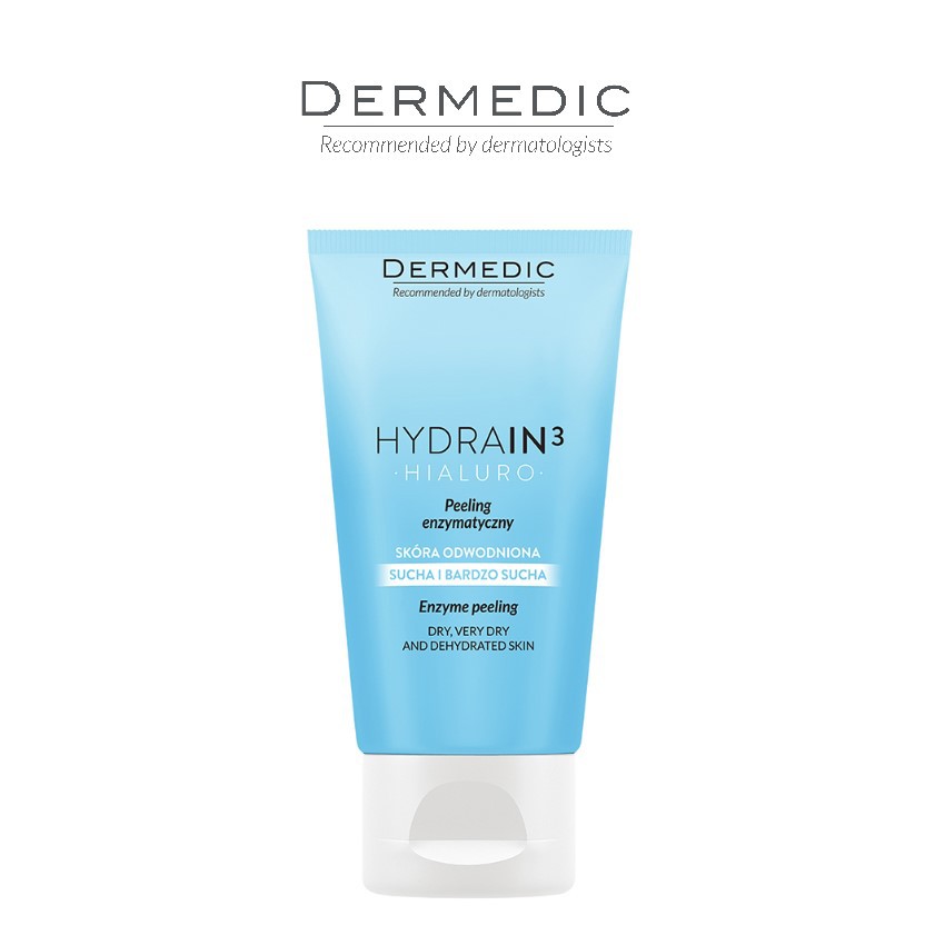 Tẩy tế bào chết enzyme dành cho da mất nước Dermedic Hydrain3 Hialuro Enzyme Peeling 50g