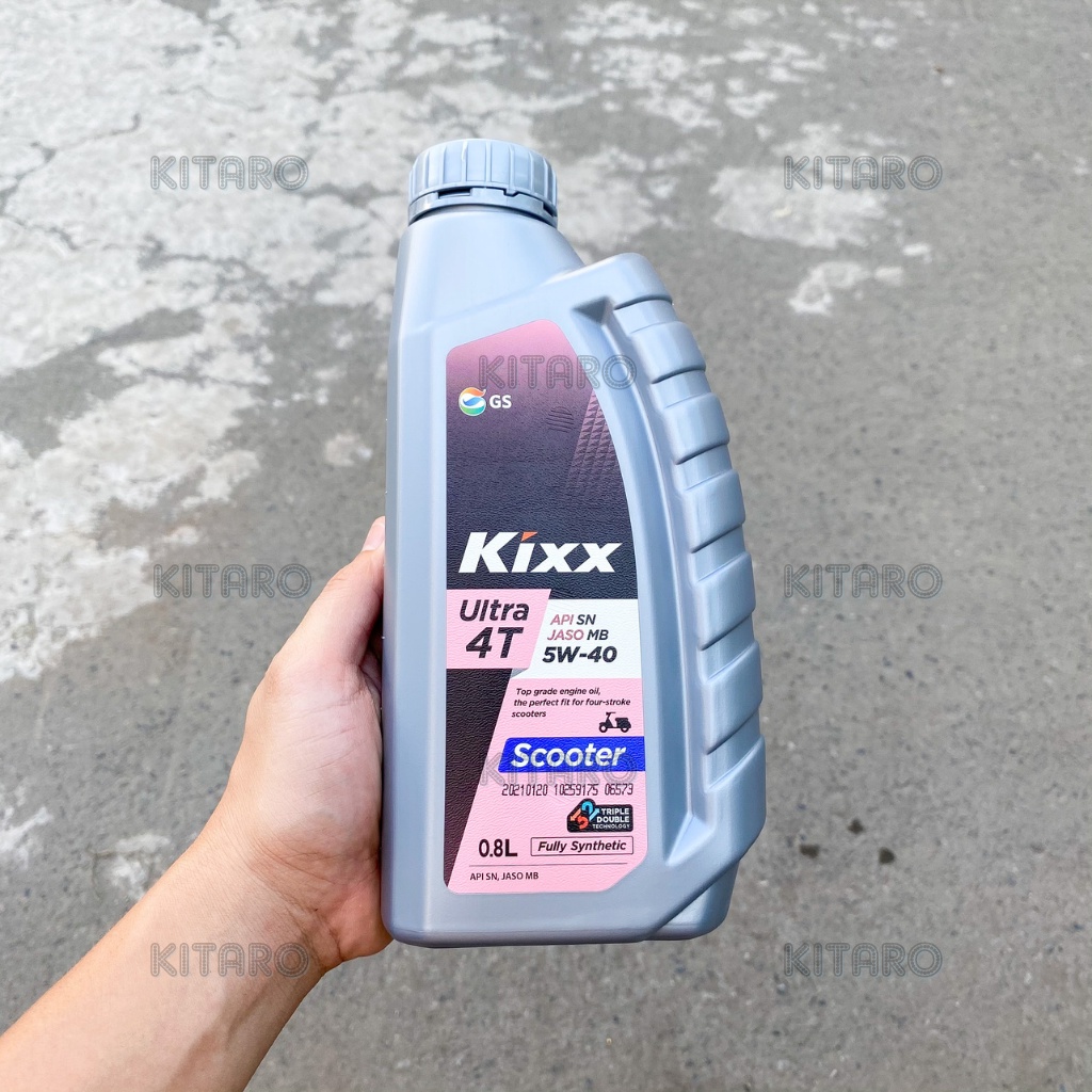 Nhớt Kixx Ultra 4T Scooter 800ml 100% Tổng Hợp