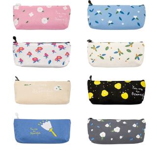 Túi đựng bút vải bạt in họa tiết dễ thương xinh xắn
