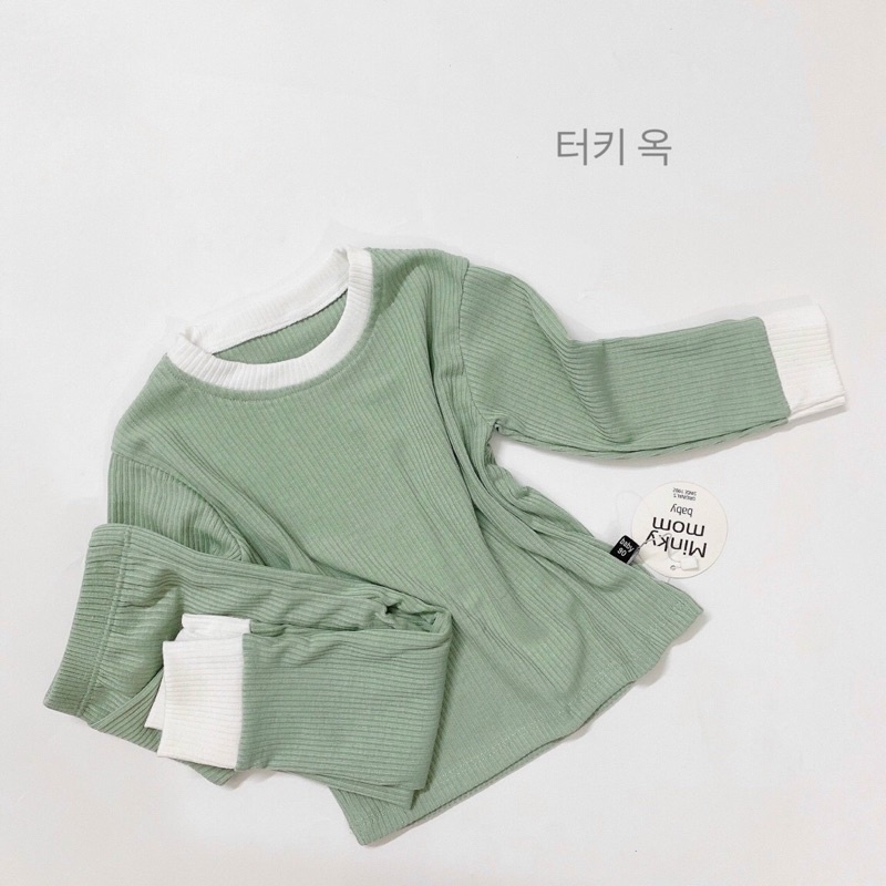 Bộ Đồ Thun Lạnh Style Hàn Quốc cho bé