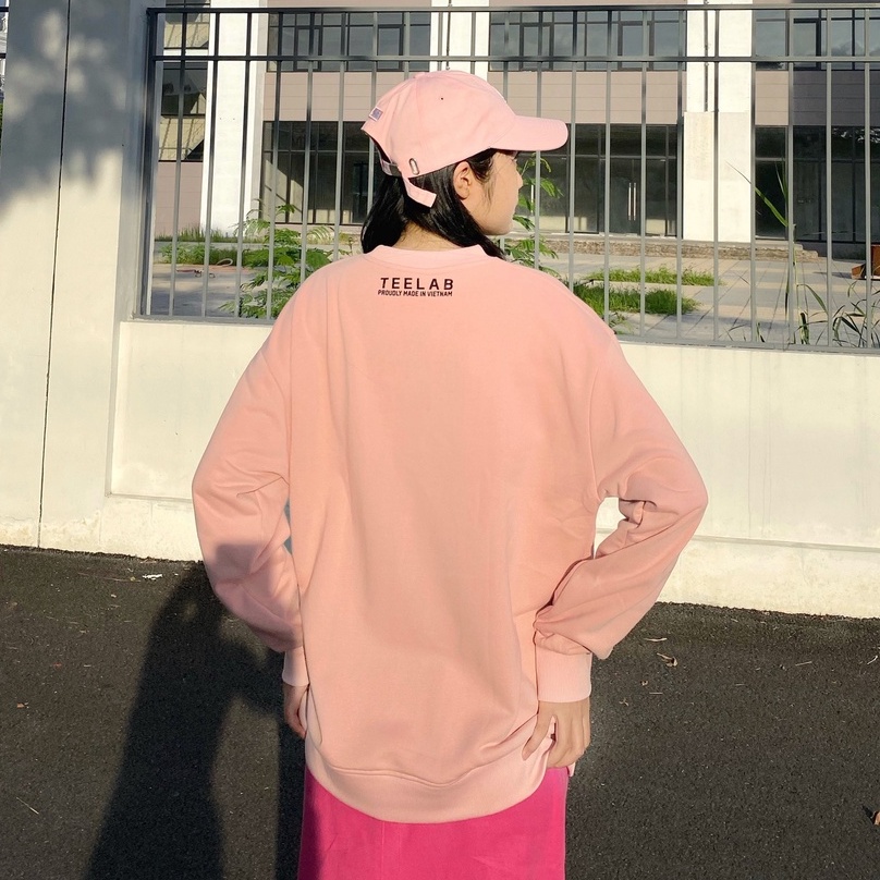 Áo Sweater Teelab Basic Logo LS002