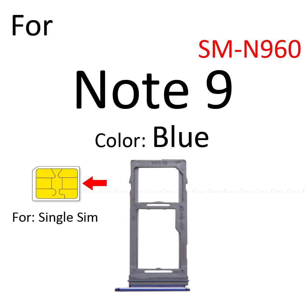 Khay Đựng Thẻ Sim Cho Samsung Galaxy Note 9 8 N960 N950 Micro SD
