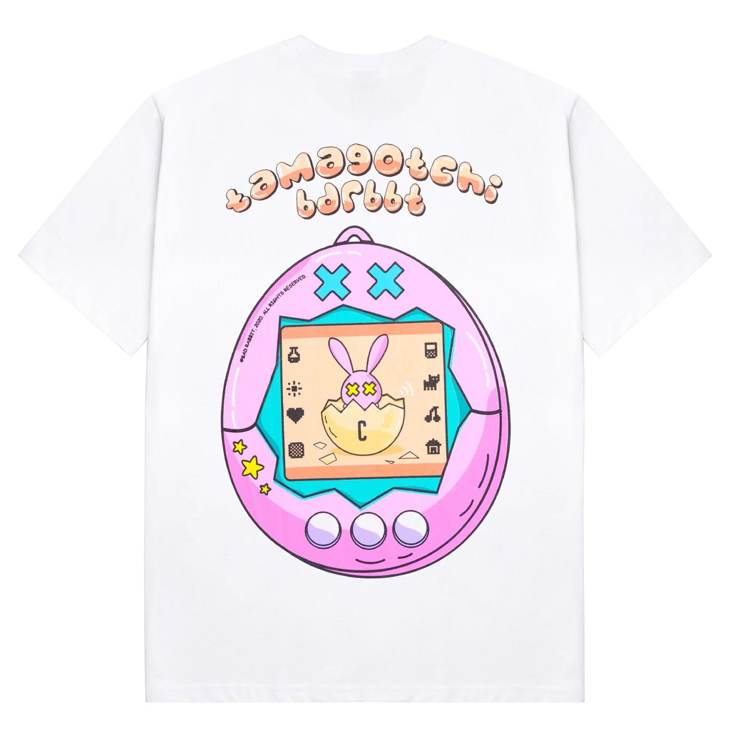 Áo Thun Unisex Bad Rabbit Tamagotchi 100% Cotton - Local Brand Chính Hãng