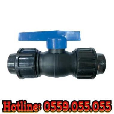 Van nước, van khóa ống nhựa HDPE 25