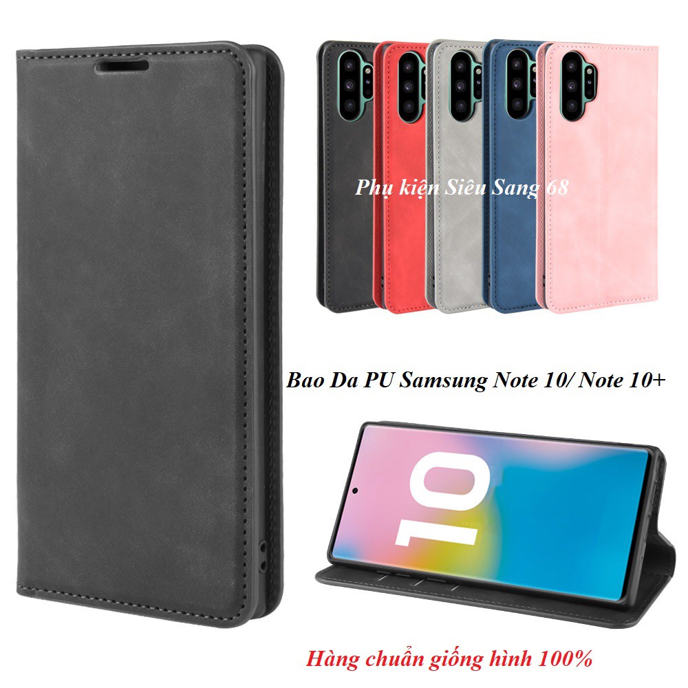 Bao da PU Gấp 2 mặt phù hợp với dòng ĐT Samsung Note 10/ Note 10 plus