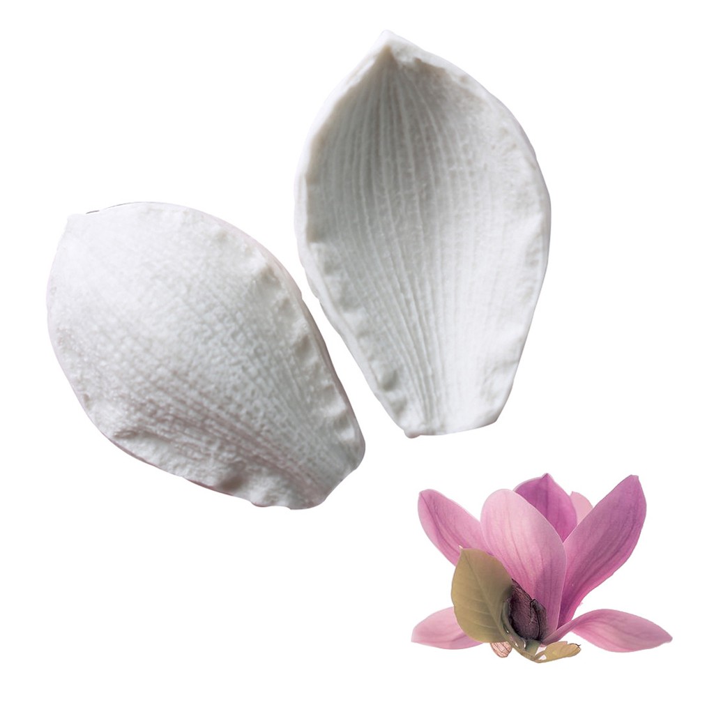 Kalaien Khuôn silicone Tạo Hình Lá Sen Trang Trí Bánh