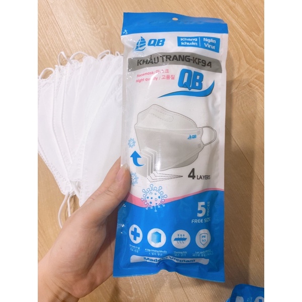 Set 10 Khẩu trang y tế 4d kháng khuẩn kháng virus