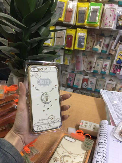 Ốp ip7 plus Đính đá Hiệu JRIS