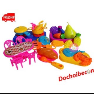 Bộ đồ chơi Bàn ghế Nấu Ăn Cho Bé