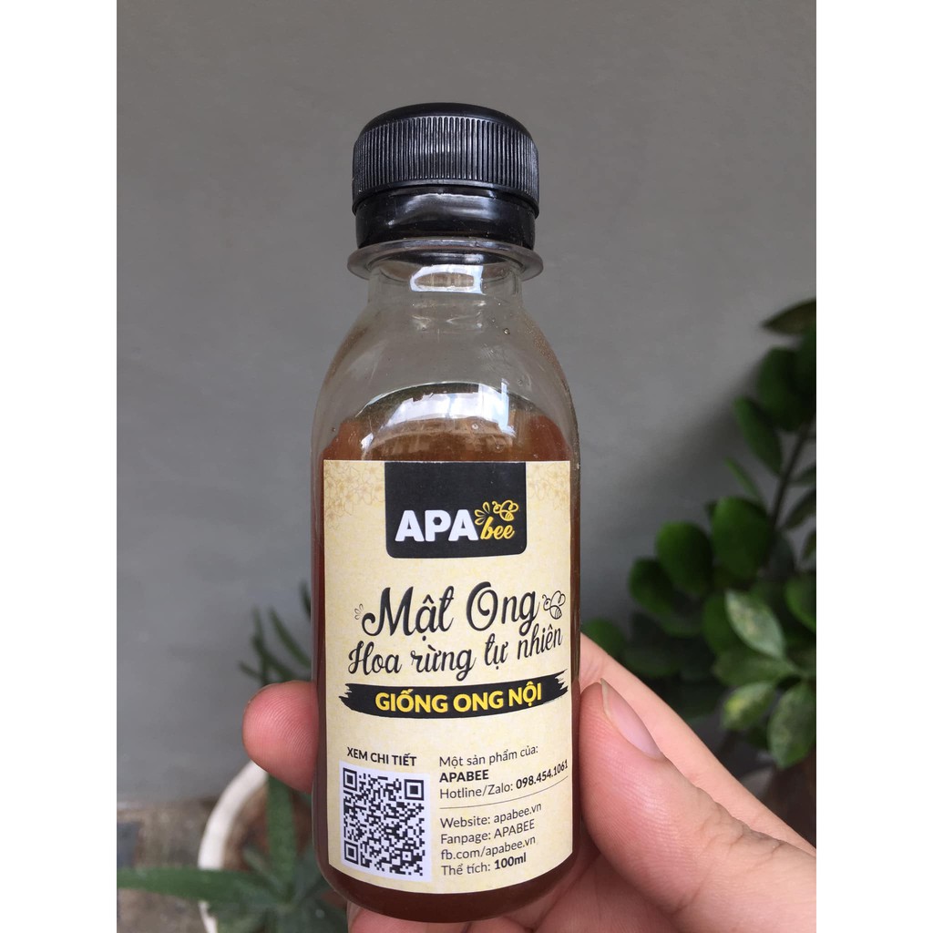 Mật ong nguyên chất hoa rừng tự nhiên APABEE 100ml Ong Nội - Mật ong nuôi. | BigBuy360 - bigbuy360.vn