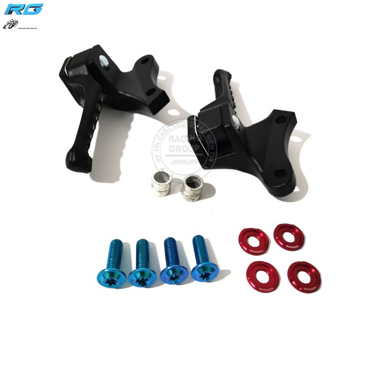 Gác Chân Malay Winner V1 Winner X Các đời Sonic Kèm Pát Treo Pô Nhôm CNC 8Li