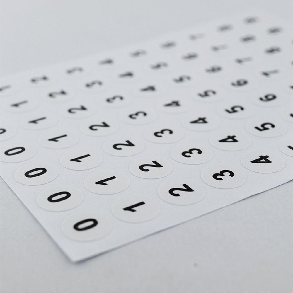 Bộ 12 Tấm Sticker Đánh Số Làm Đồ Thủ Công Tự Dính Tiện Lợi