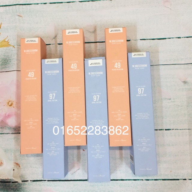 SẴN 49/97/09- THÊM MÙI MỚI - Nước hoa xịt toàn thân W.Dressroom 150ml no 97 và no 49