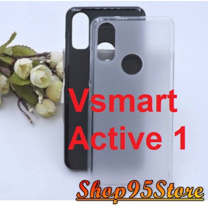 Ốp lưng silicon mờ chống vân tay Vsmart active 1