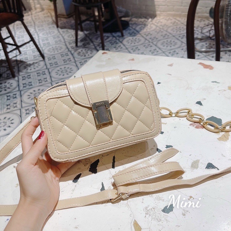 Túi Gucci size 18cm da hộp nắp cài