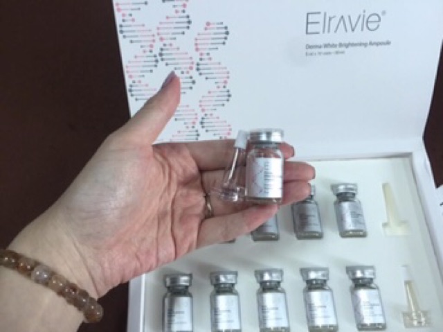 SERUM TẾ BÀO GỐC TRẺ HOÁ DA Elravie_Dermal White Brightening Ampoule