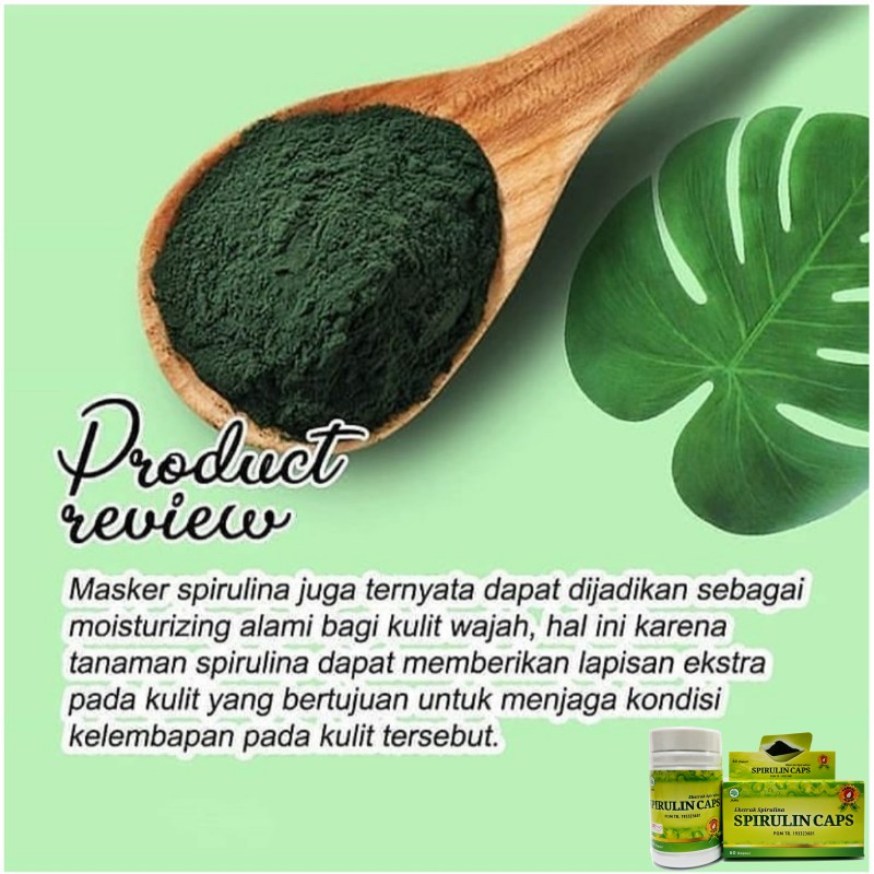 Nắp Đậy Mặt Nạ Hình Viên Con Nhộng Spirulina Giúp Giảm Cân Và Làm Trắng Da