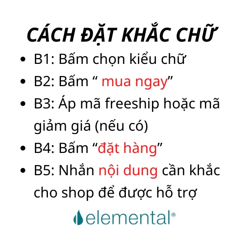 Bình Giữ Nhiệt Elemental Khắc Laser 750ml màu vàng cam, FDA Hoa Kỳ, An toàn sức khỏe