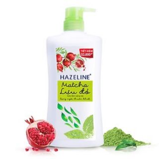 SỮA TẮM HAZELINE MATCHA LỰU ĐỎ 670g