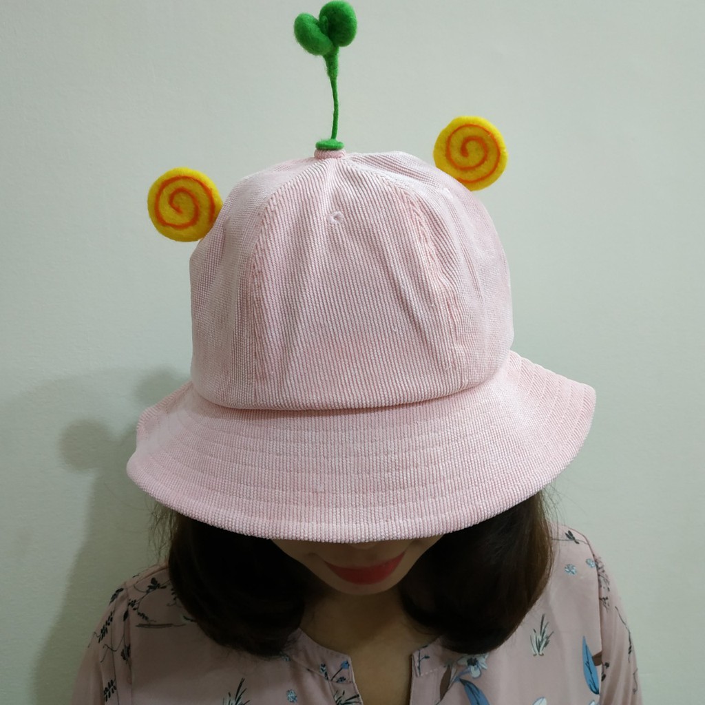 Nón Bucket mầm cây - Bucket tai thú cute lạc lối