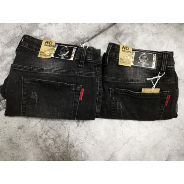 Sale Tết- [bigsize < 130kg] quần jean nam big size rách gối az1 ˇ > ⁵