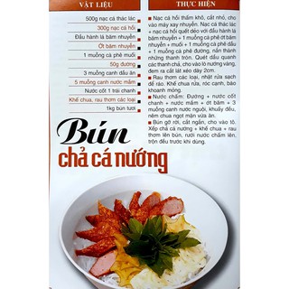 Sách 60 Món Ăn Được Ưa Thích Bún, Mì, Cháo, Lẩu (Quỳnh Chi) (VT)