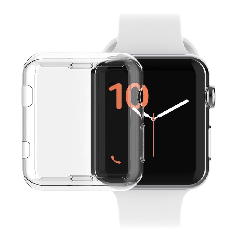 Ốp Dẻo Bảo Vệ Màn Hình Cho Đồng Hồ Thông Minh Apple Watch VS Dây Nylon Series 7/6/5/SE/4/3/2/1 Size 38-40-41-42-44-45mm