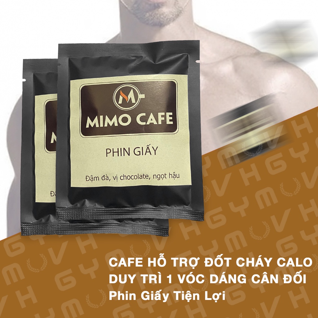 Cà Phê Phin Giấy Túi Lọc Vị Truyền Thống Mimo Cafe - Hỗ Trợ Giảm Cân