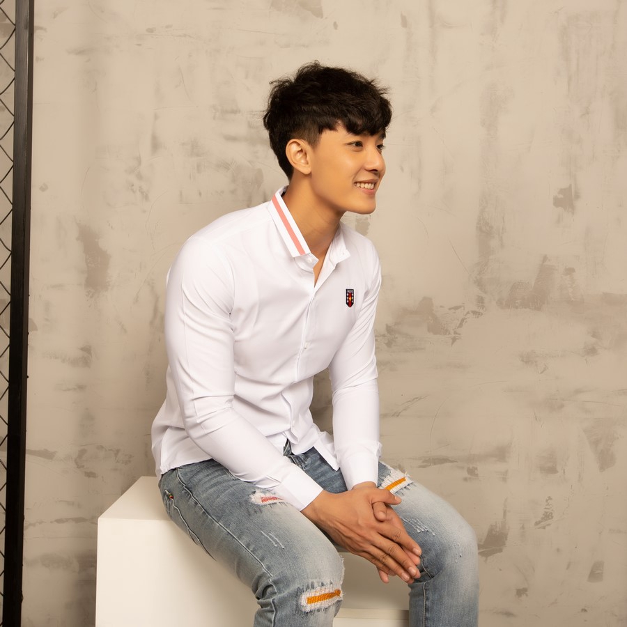 Áo sơ mi nam trắng tay dài vải mịn đẹp A403 MĐ | BigBuy360 - bigbuy360.vn