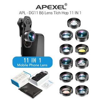 Bộ ống kính lens camera cho điện thoại Apexel 11in1