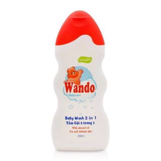 Tắm gội Wando 2 in 1 200ml