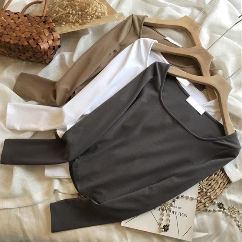 Áo thun NZN dài tay ôm dáng thời trang xuân thu cho nữ