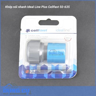 Cút Nối Nhanh Ống Nước Với Thiết Bị Tưới Cellfast Ideal Line 3/4″