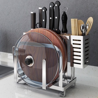 Kệ Khay Đựng Dao Thớt Inox
