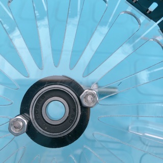 Wheel run cho Hamster, Size S D12.5 cm vòng quay tập thể dục cho Các bé hamster, có bạc đạn siêu êm