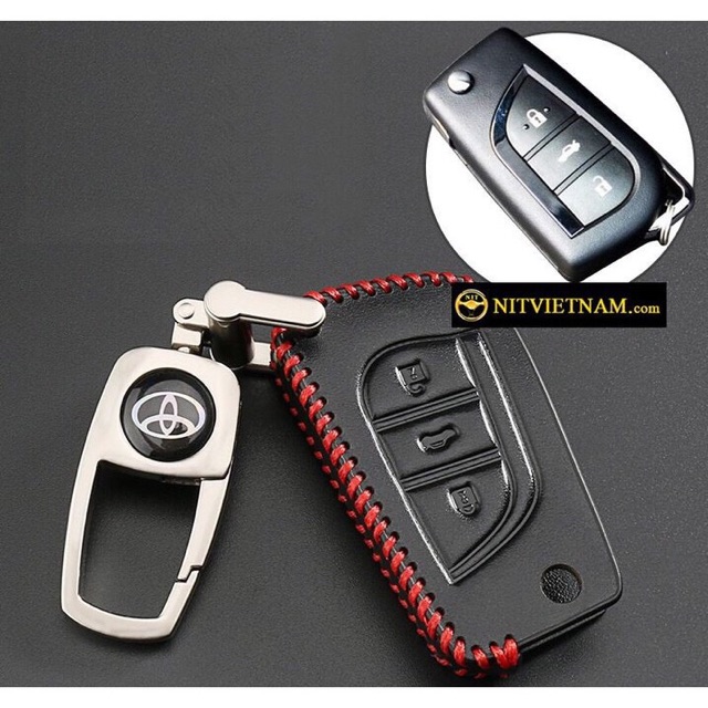 Bao Da Chìa Khóa Xe Ô Tô Toyota Innova , Fortuner , Corolla Altis