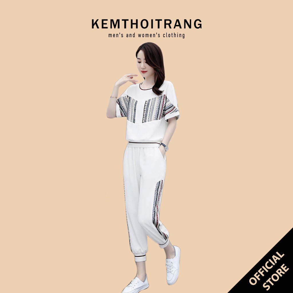 Bộ đũi nữ mặc nhà, dáng thể thao cực đẹp, chất đũi mát lạnh