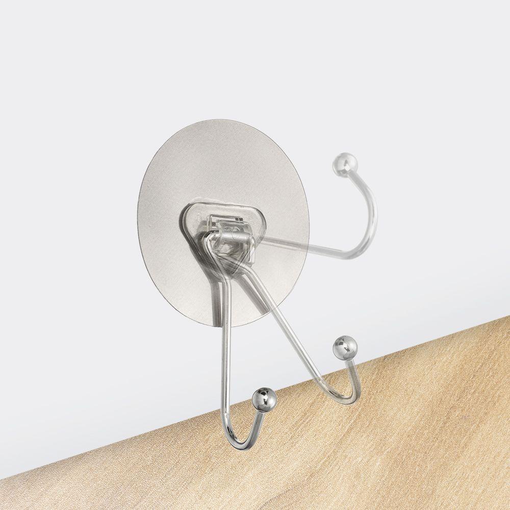 Set 1 / 5 Móc Treo Đồ Dán Tường Kích Thước Lớn Tiện Dụng Cho Phòng Tắm / Nhà Bếp