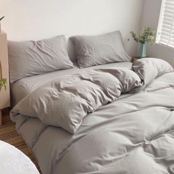 Bộ chăn ga cotton tc notag, sét chăn gối drap giường TC 4 món