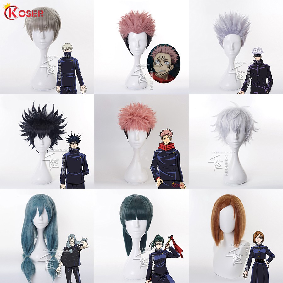 Tóc Giả Hóa Trang Nhân Vật yuji itadori Trong megumi Kurosaki nobara gojo satoru