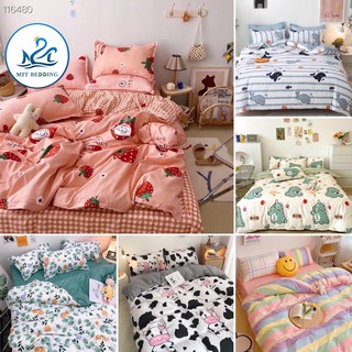 Bộ chăn ga gối Cotton poly M2T Bedding đáng yêu chăn ga Hàn Quốc miễn phí bo chun drap ga giường