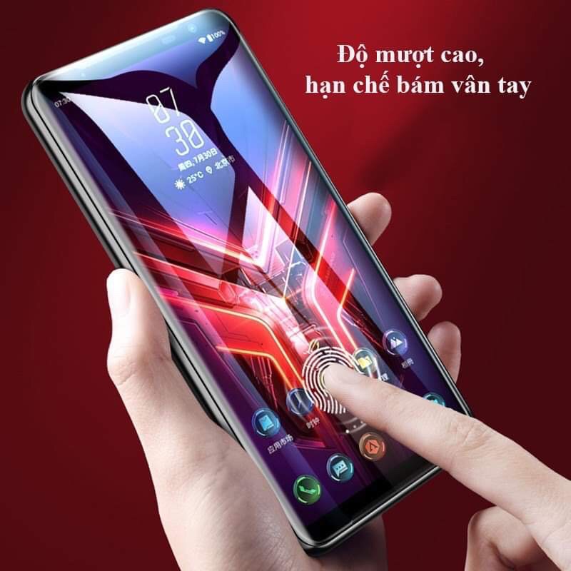 Kính cường lực Rog Phone 5 Độ Cứng 9H Full Màn Hình Viền Cong Bảo Vệ Màn Hình Điện Thoại