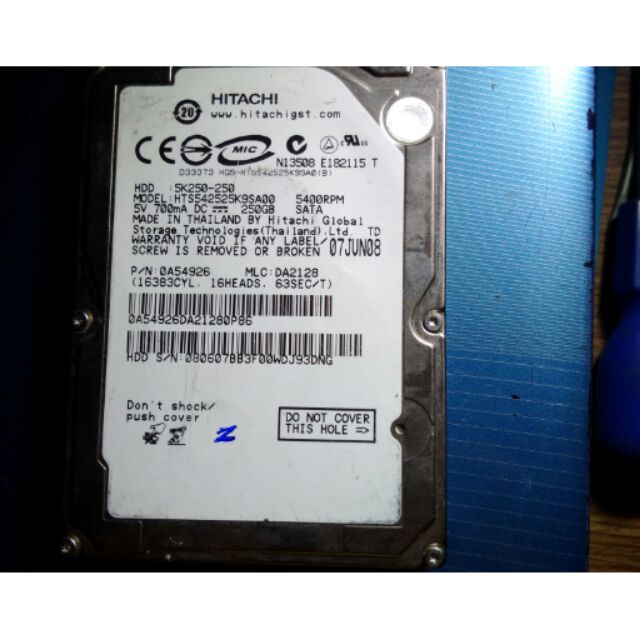 Ổ cứng laptop 250gb tháo máy