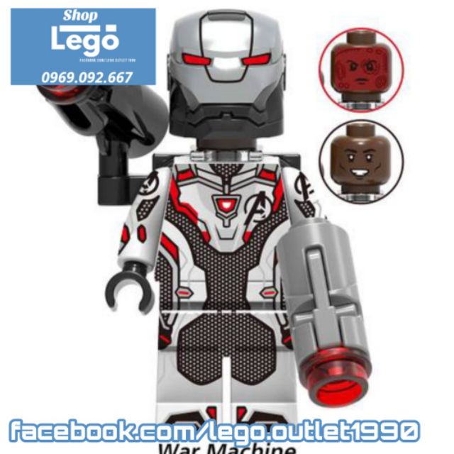 Xếp hình Siêu anh hùng Avengers: Endgame Black widow - Thor - Ant man - Nebula - Iron man Lego Minifigures Xinh X0251