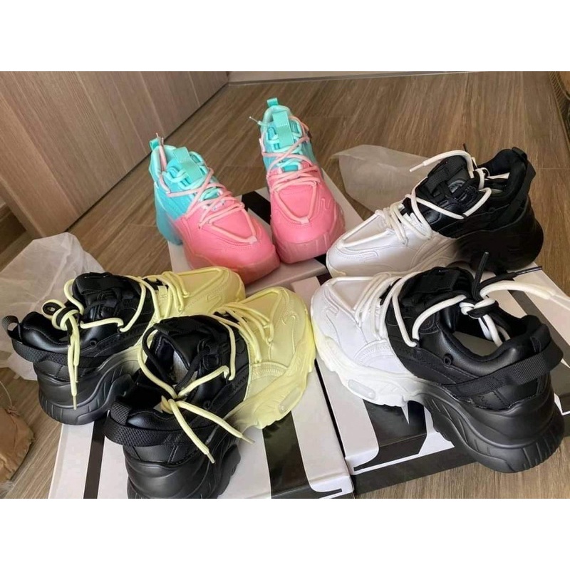 Mẫu giày thể thao nữ Sneaker màu sắc siêu hot trend 2021