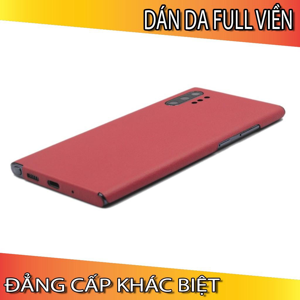 Miếng dán da full viền Samsung Note 10 Plus